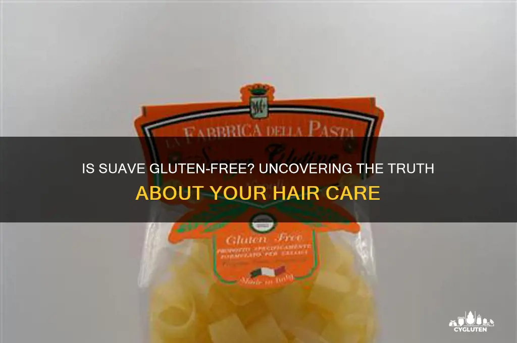 is suave gluten free
