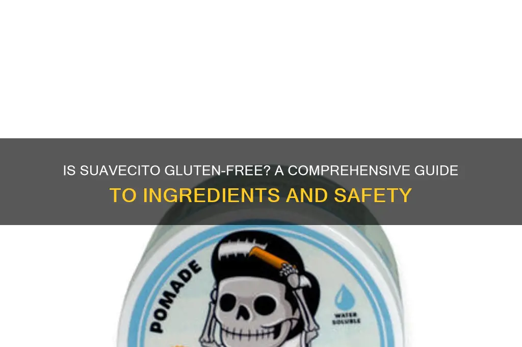 is suavecito gluten free