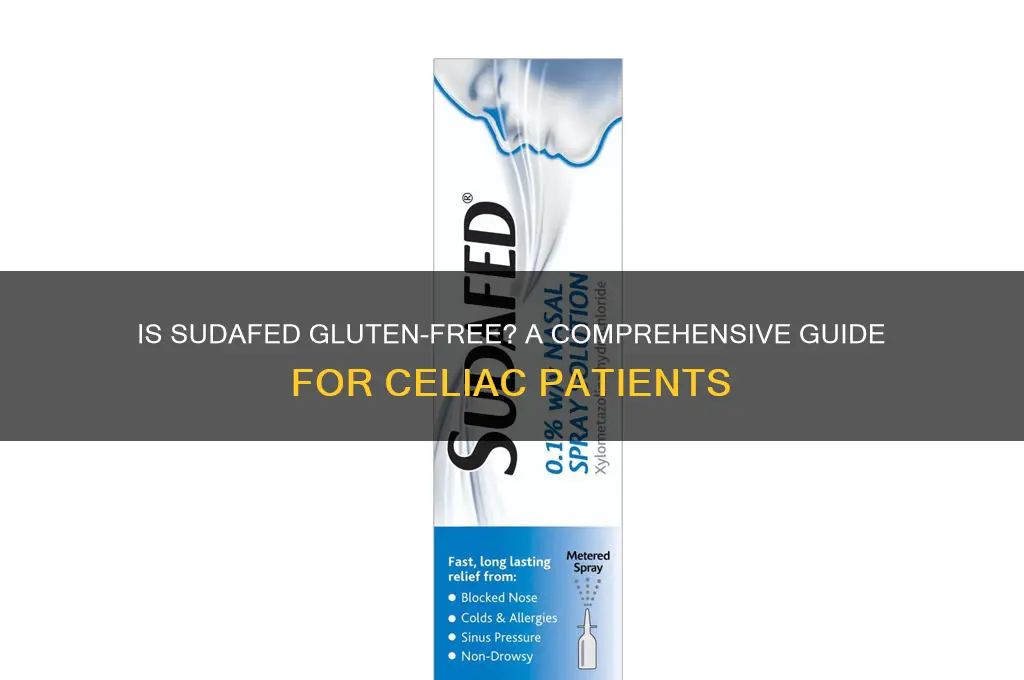 is sudafed gluten free