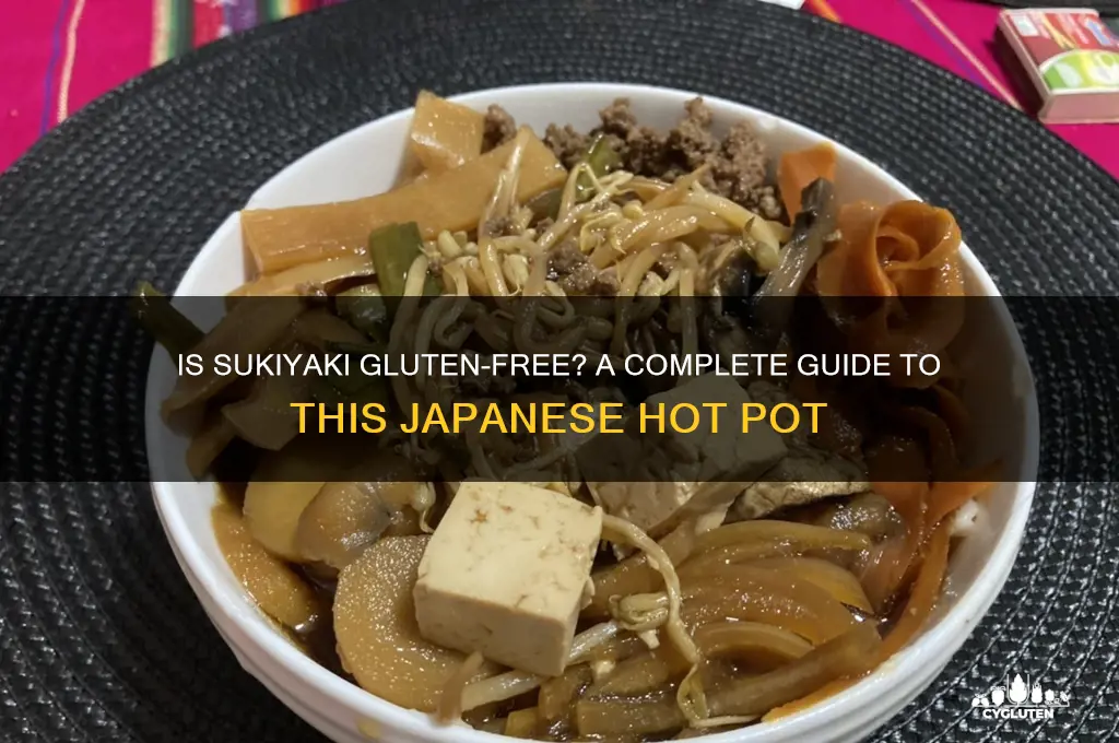 is sukiyaki gluten free