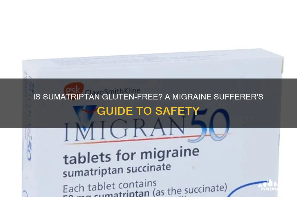 is sumatriptan gluten free