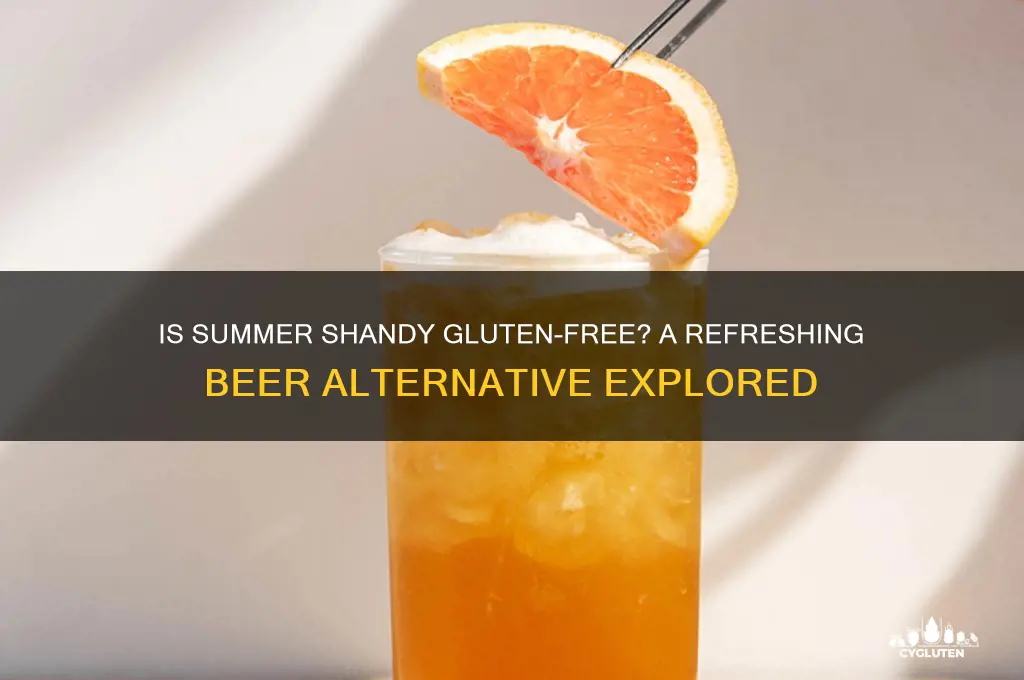 is summer shandy gluten free