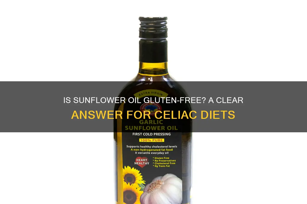 is sunflower oil gluten free