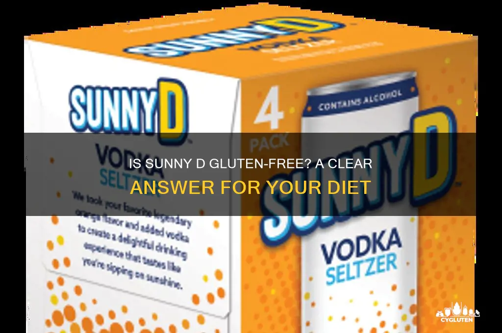 is sunny d gluten free