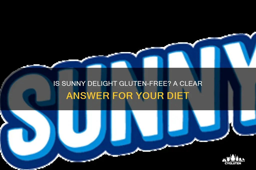 is sunny delight gluten free