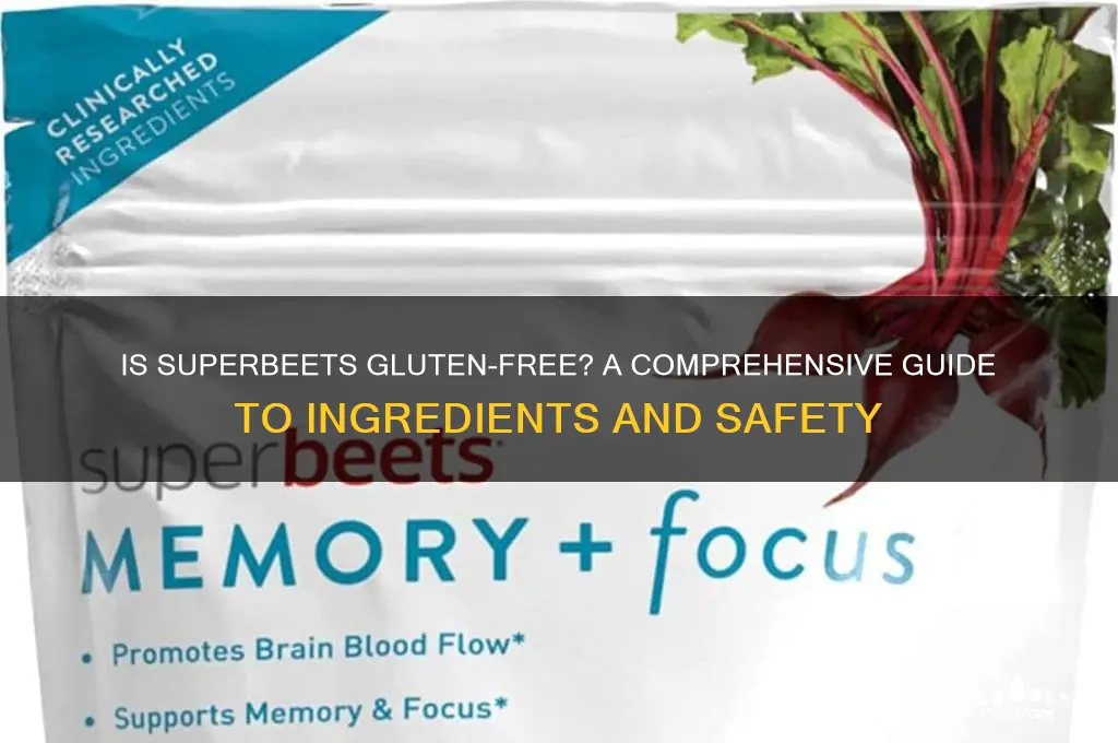 is superbeets gluten free