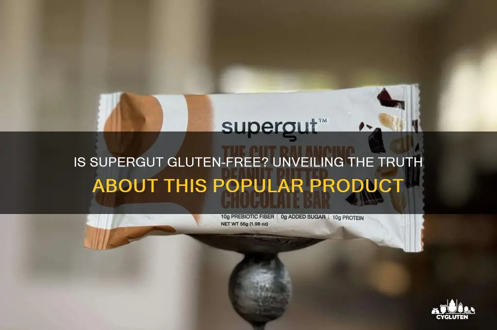 is supergut gluten free
