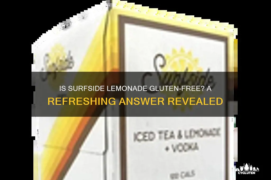 is surfside lemonade gluten free