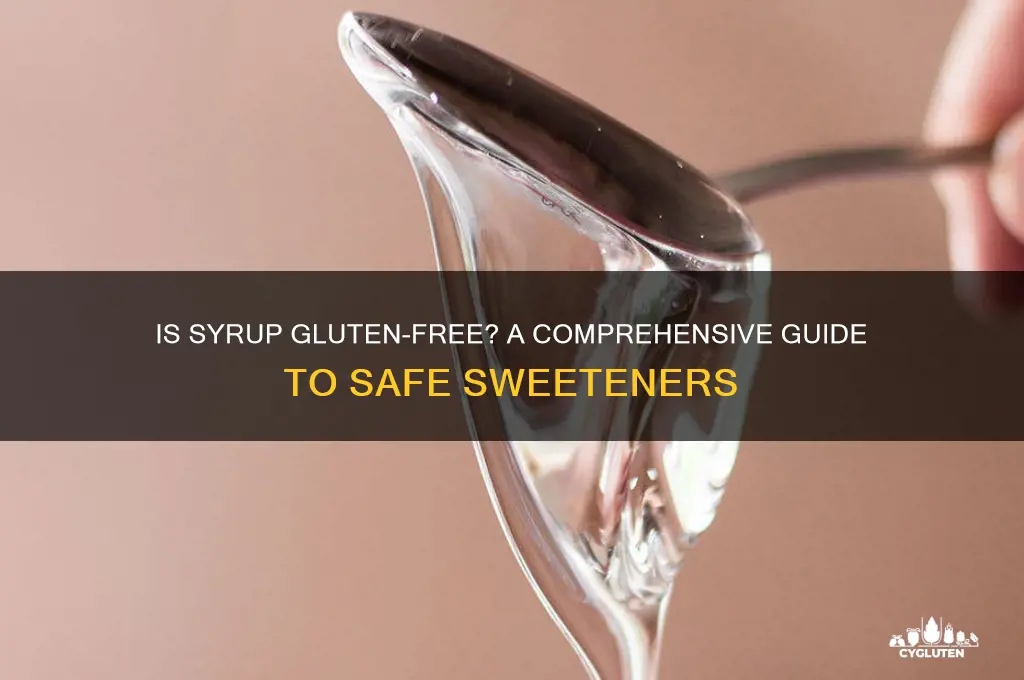 is syrup gluten-free