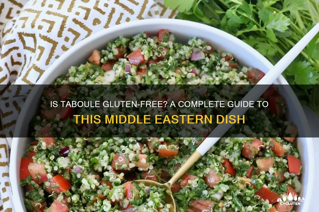 is taboule gluten free