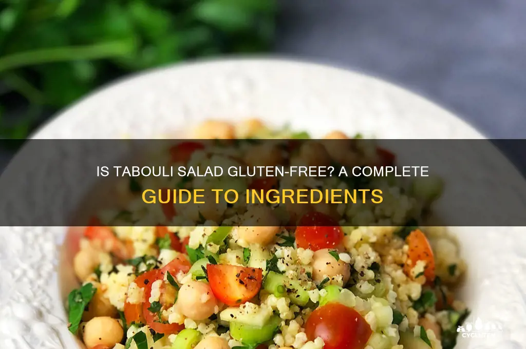 is tabouli salad gluten free