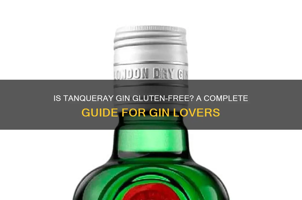 is tanqueray gin gluten free