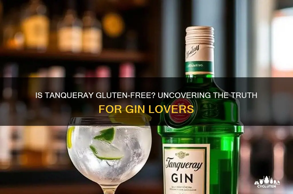 is tanqueray gluten free