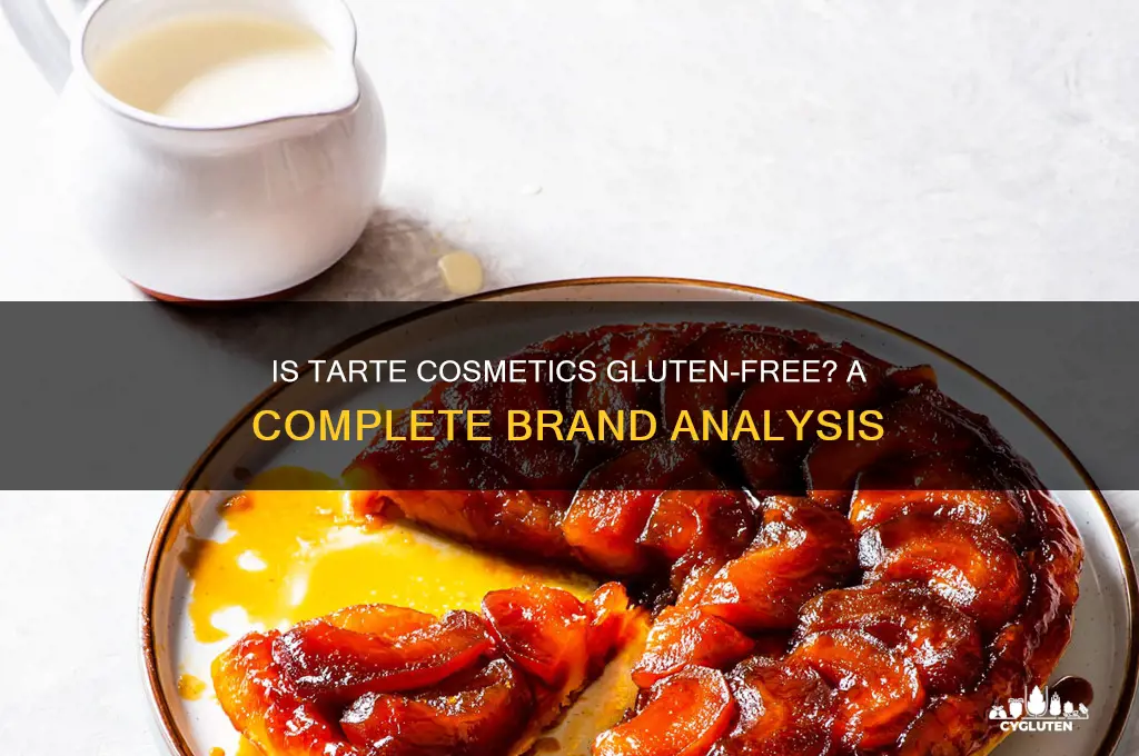 is tarte cosmetics gluten free