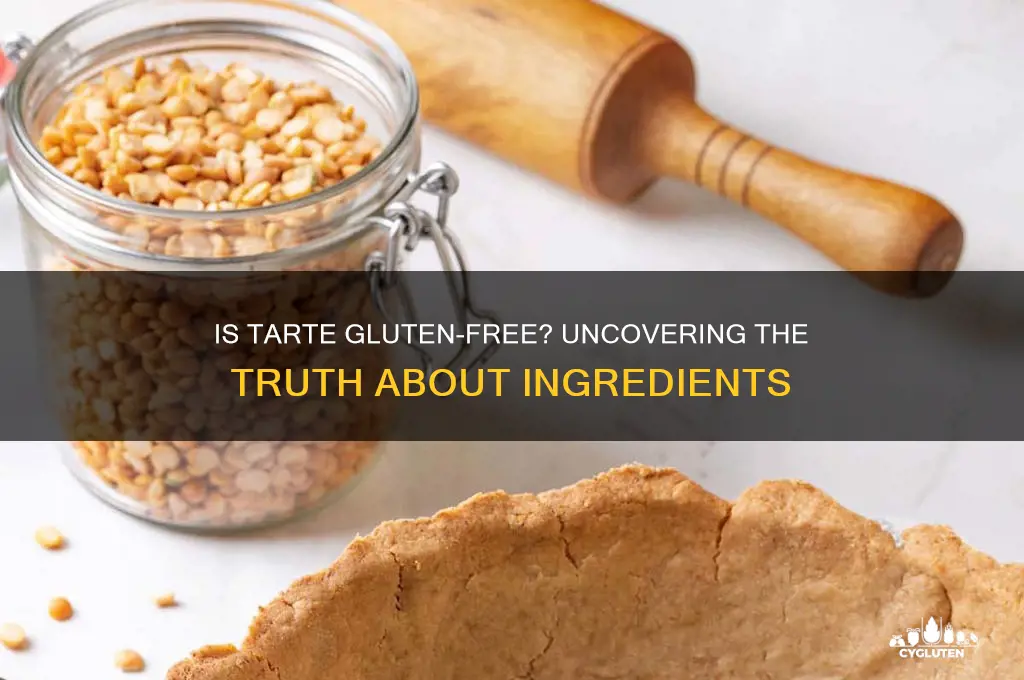 is tarte gluten free