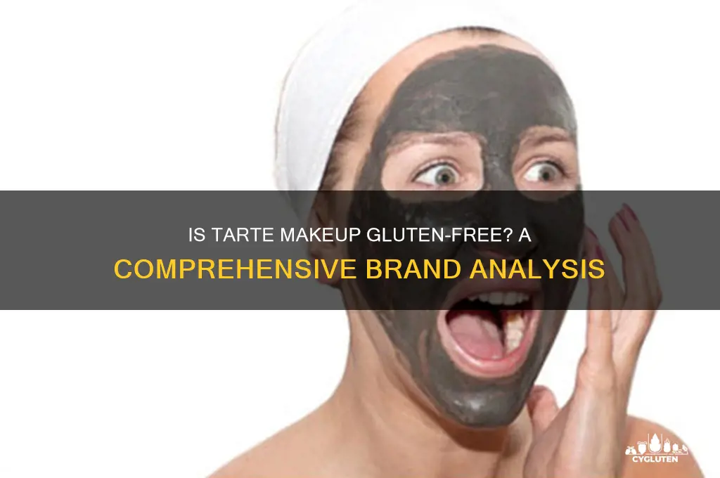 is tarte makeup gluten free
