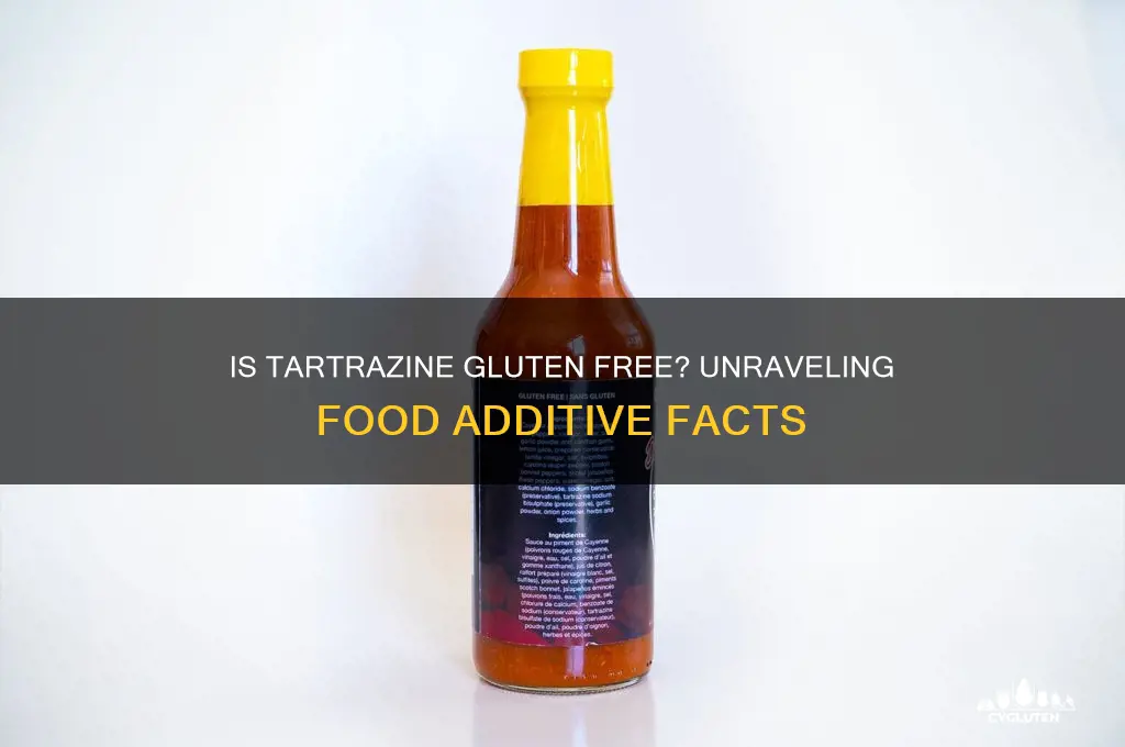 is tartrazine gluten free