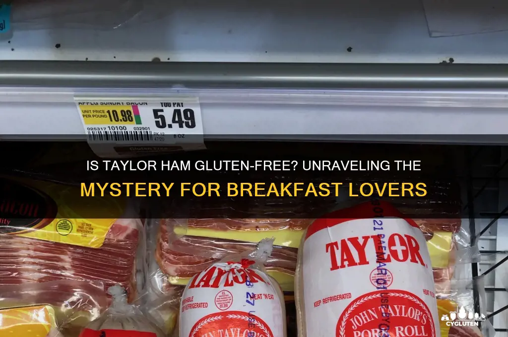 is taylor ham gluten free