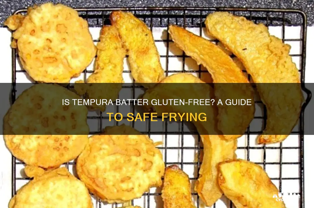 is tempura batter gluten free