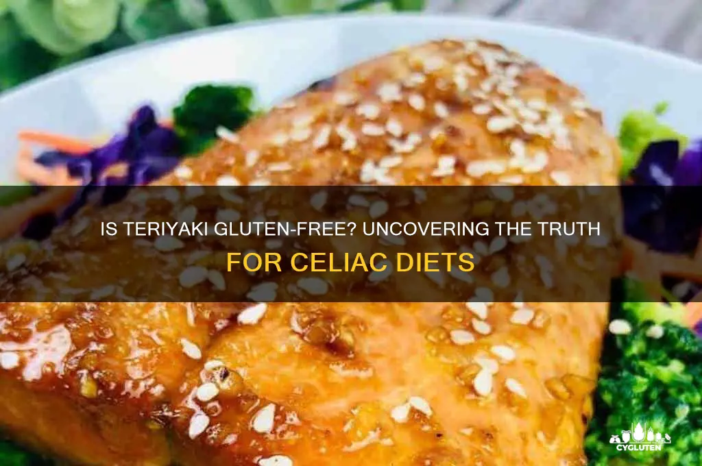 is terriyaki gluten free
