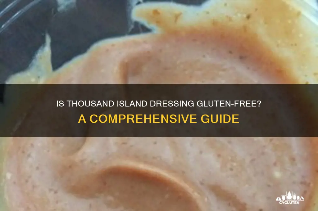 is thousand island gluten free