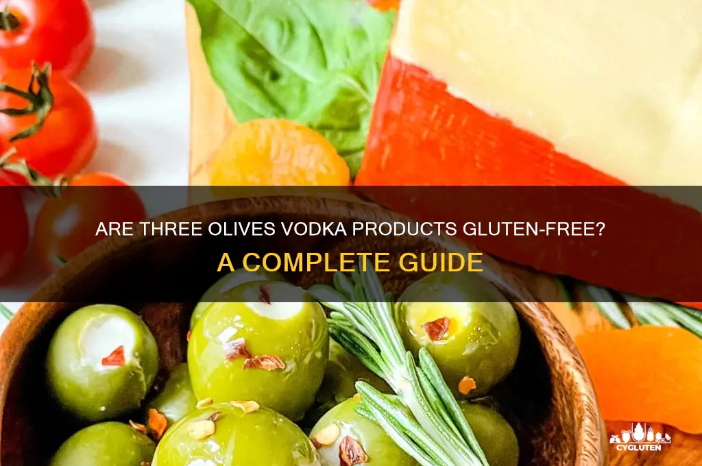 is three olives gluten free