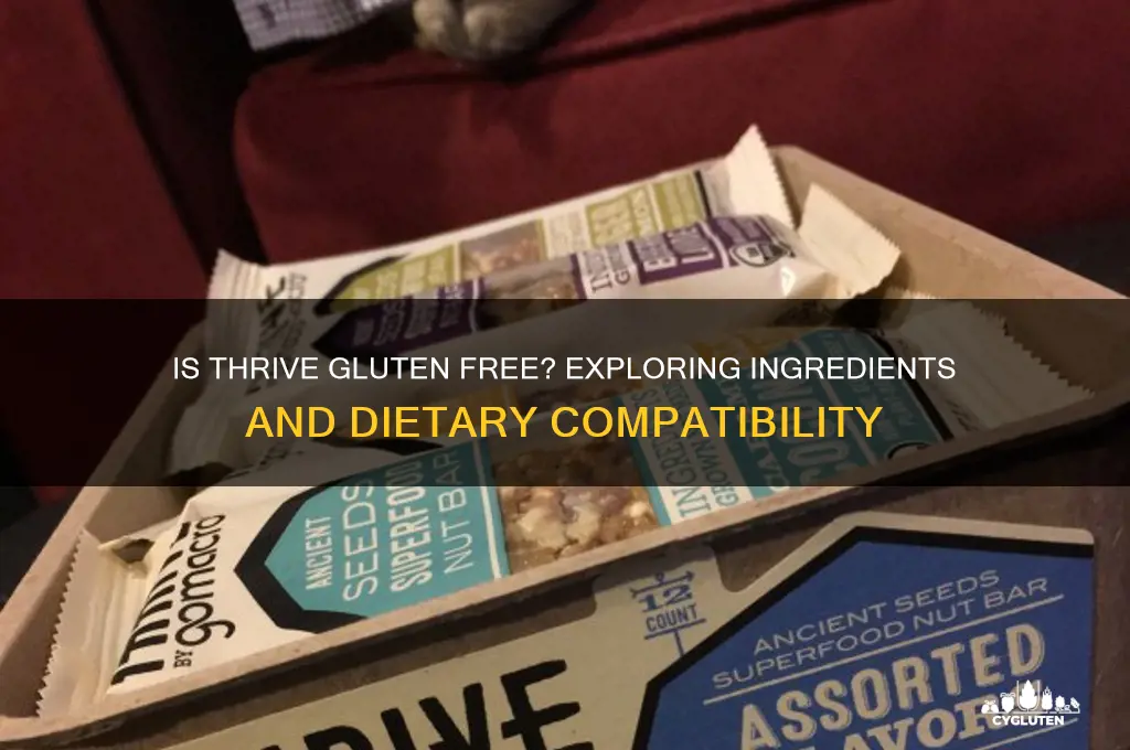 is thrive gluten free