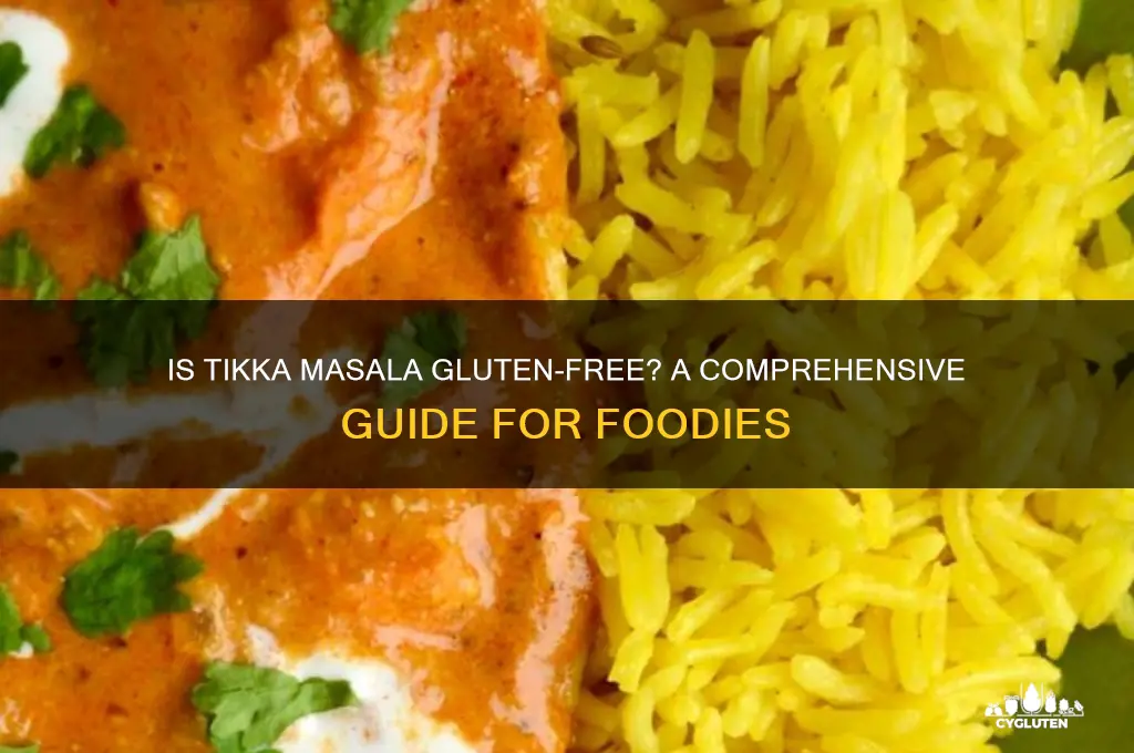 is tikka masala gluten free