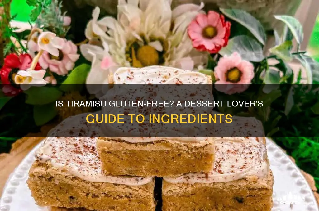is tiramisu gluten-free