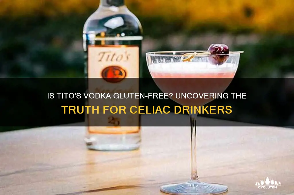 is tito vodka gluten free
