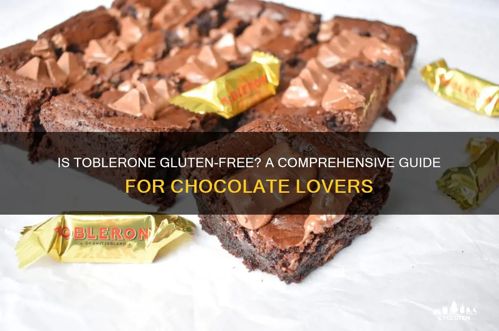 is toberlone gluten free