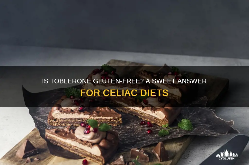 is tobleron gluten free
