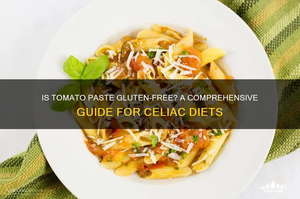is tomato paste gluten free