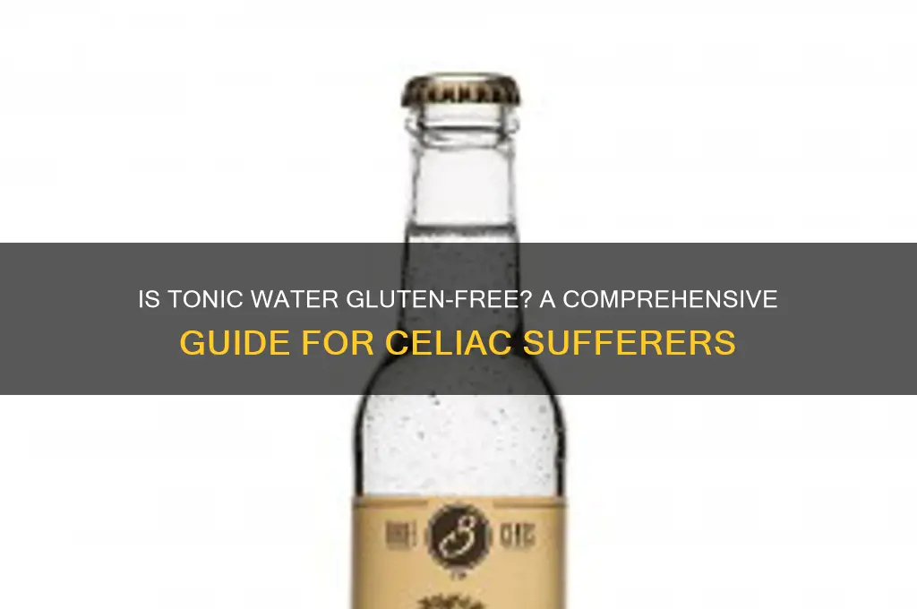 is tonic water gluten free