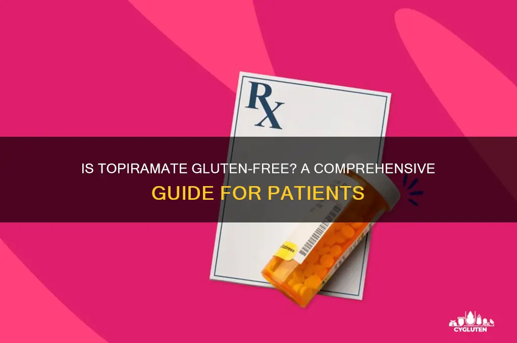 is topiramate gluten free