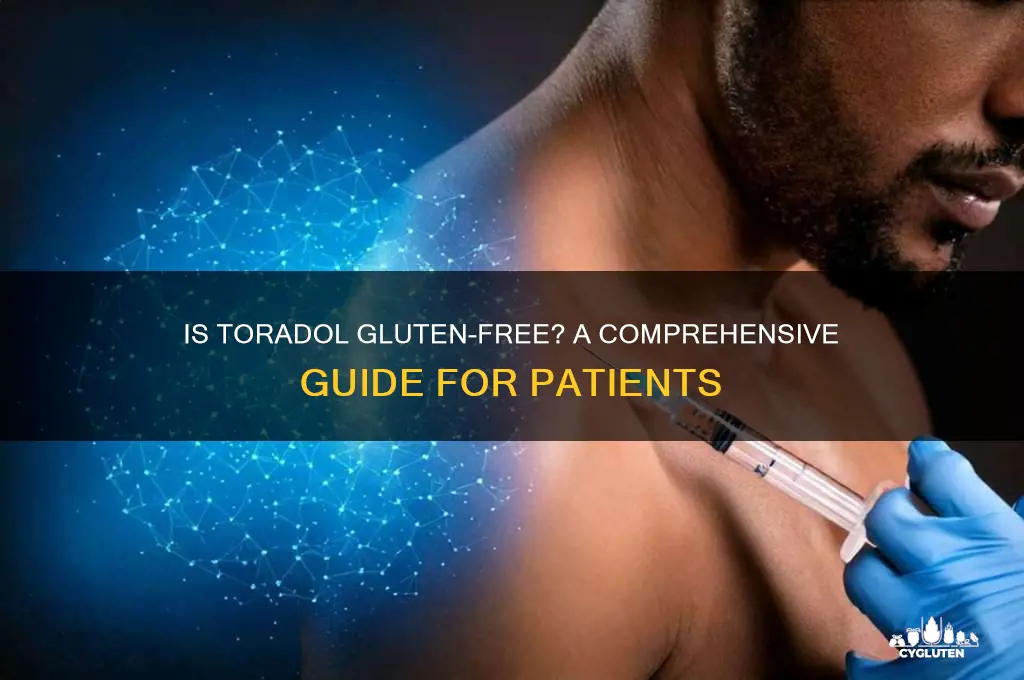 is toradol gluten free
