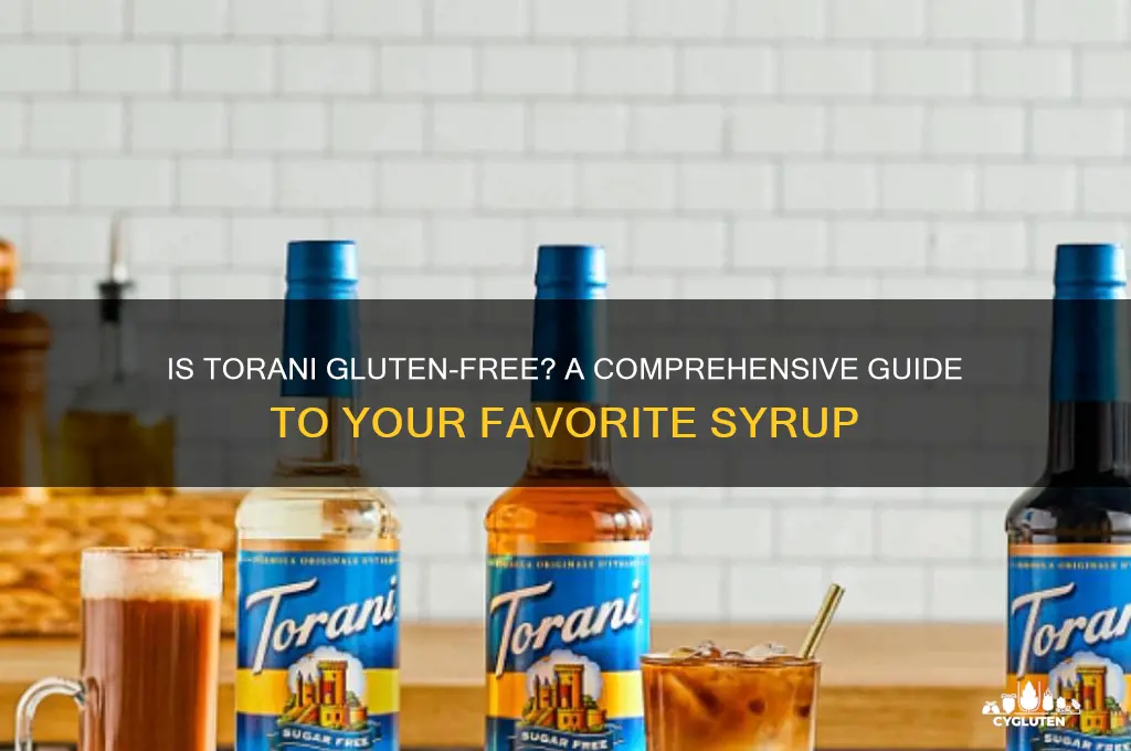 is torani gluten free