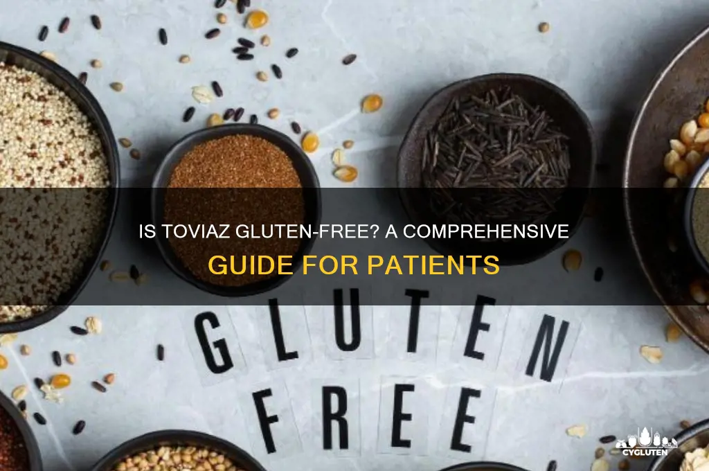 is toviaz gluten free