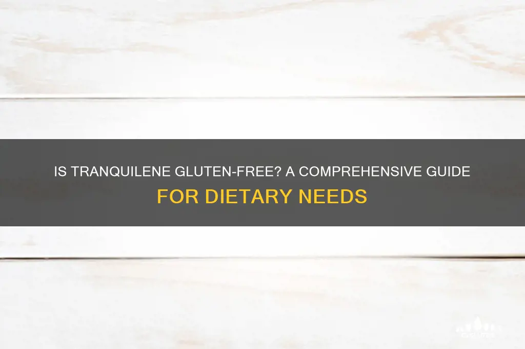 is tranquilene gluten free