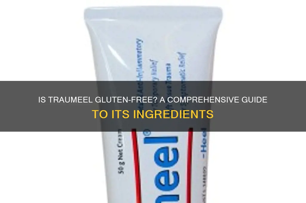 is traumeel gluten free
