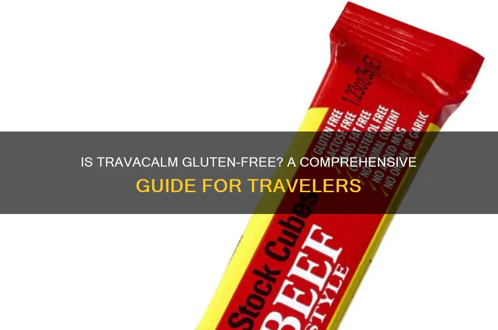 is travacalm gluten free