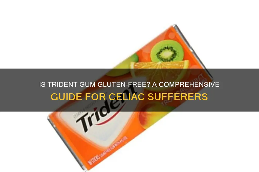 is trident gum gluten free