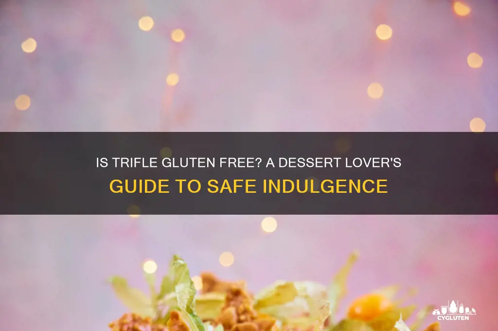 is trifle gluten free