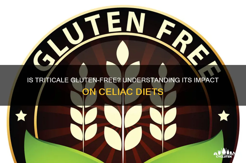 is triticale gluten free