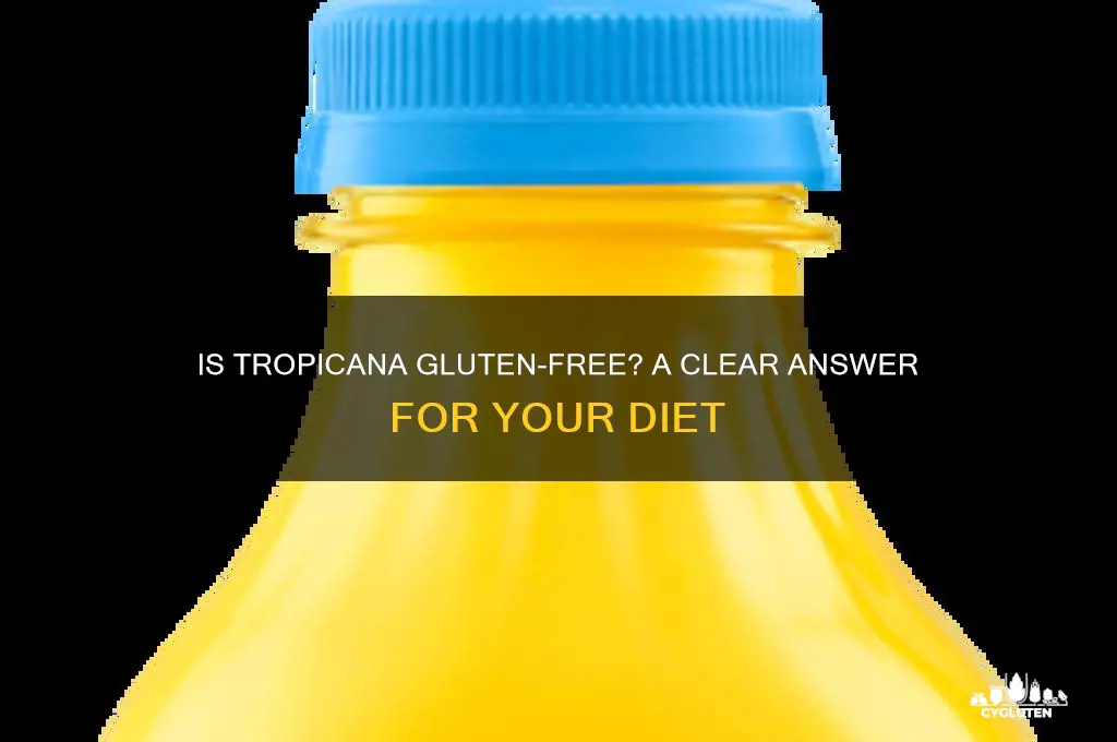 is tropicana gluten free