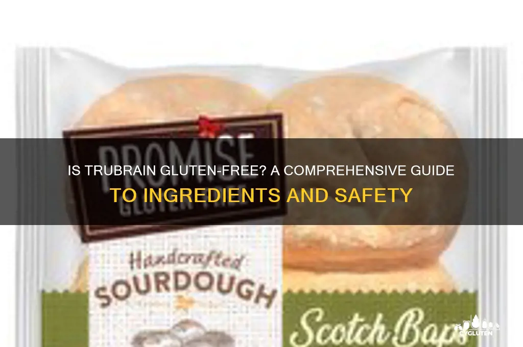is trubrain gluten free
