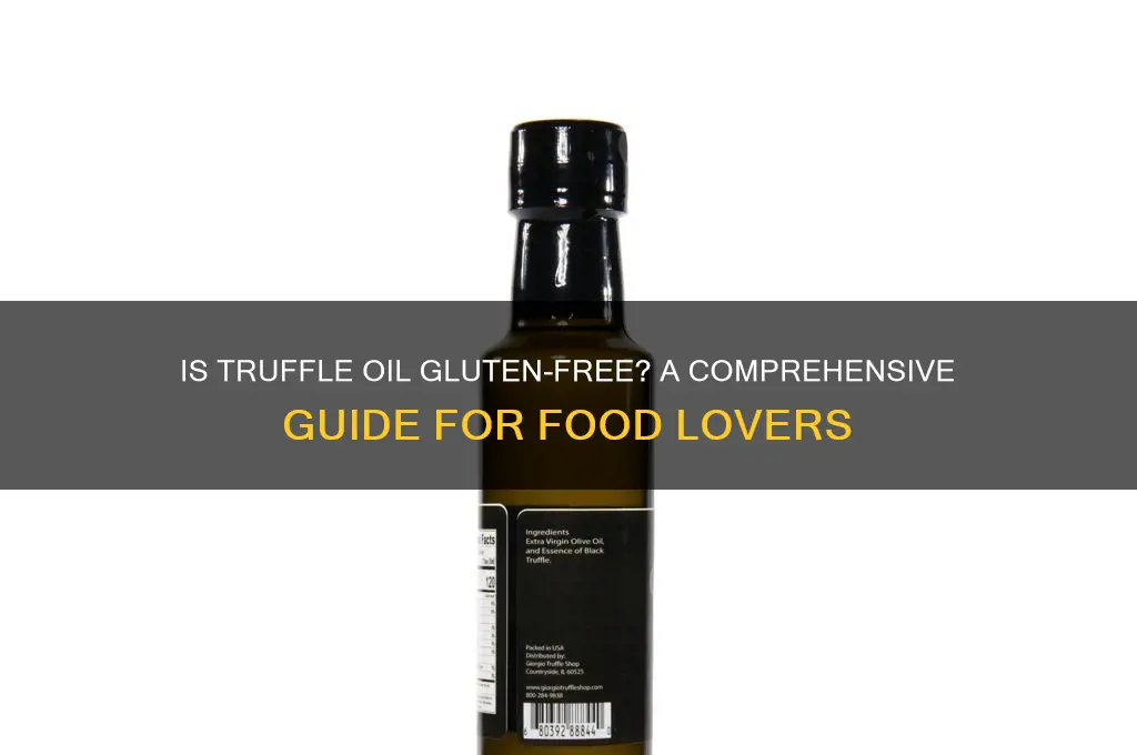is truffle oil gluten free