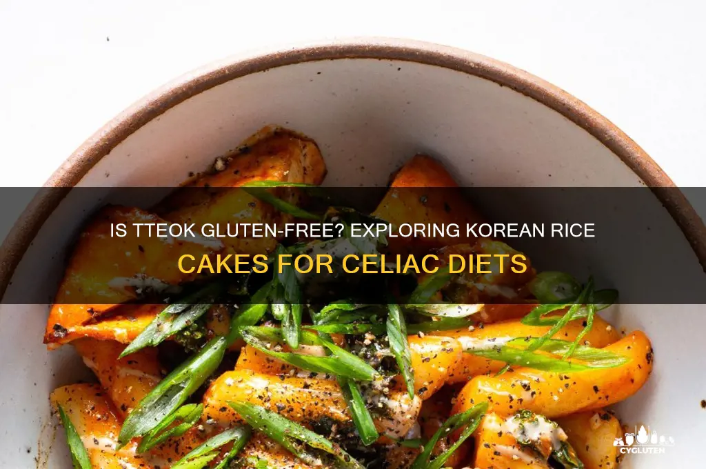 is tteok gluten free