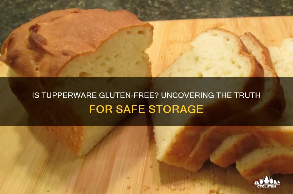 is tupperware gluten free