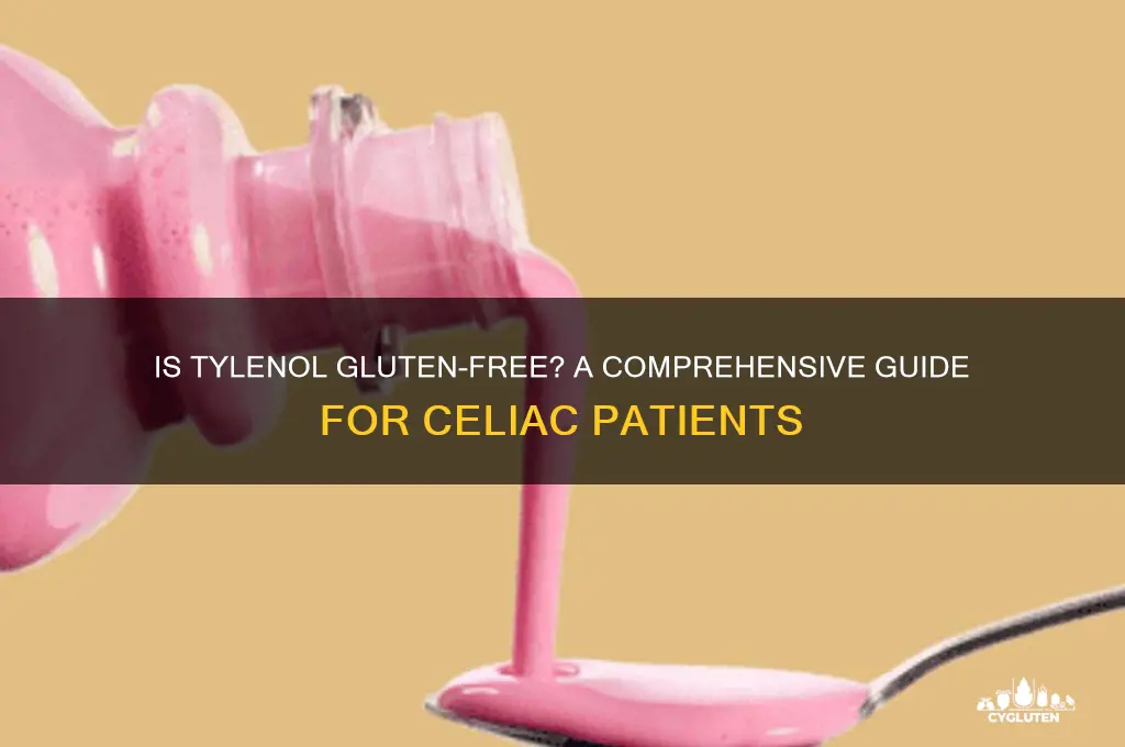 is tylenol gluten-free